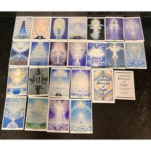CELESTIAL MESSAGES OF LIGHT ~ 22 Major Arcana Angelic Order Deck, H.Alan Roe NEW
